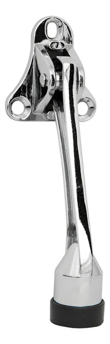 Fija Puerta Metálico Acabado Cromo, Hermex Gris