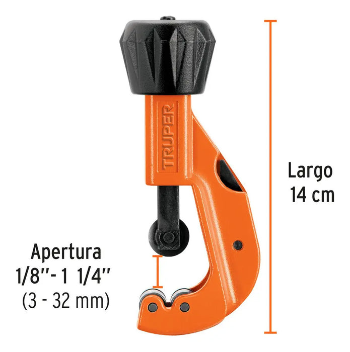Cortatubos Truper Aluminio 3.18 Cm