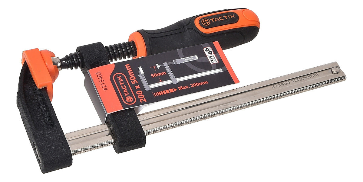 Prensa Tipo F Tactix de 200 X 50mm