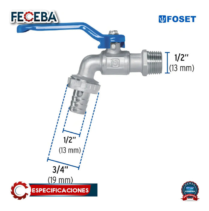Llave de Esfera para Riego # LLE-140L