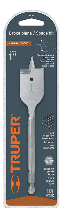 Broca Plana Manita 1'' 6 Pz