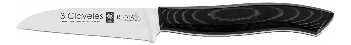 Cuchillo Mondador 9 Cms Rioja Color Negro