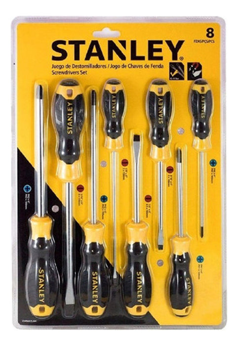 Juego Destornilladores Imantado 8pz Stanley