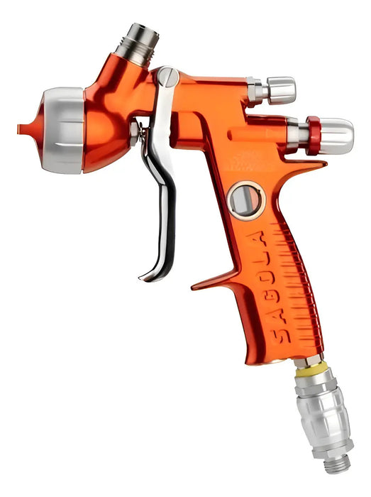 Pistola de Pintura Gravedad Sagola 650 Ml Naranja