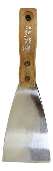 Espátula 3" Acero Inox M/Madera Uyustools