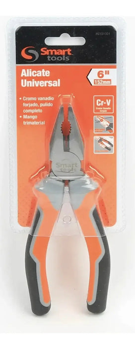 Alicate Universal 6'' Cr/v Smart Tools