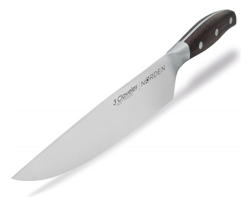 Cuchillo 3 Claveles Norden Chef 20cm Cocina Madera