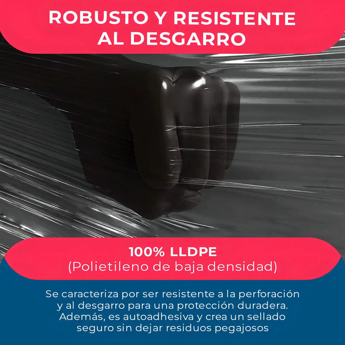Film Stretch Negro 1,7kg (350m)