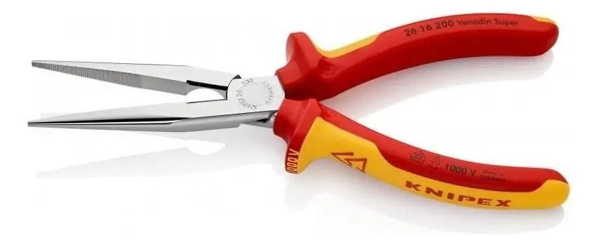 Alicate Punta P/cigueña 8'' 1000V Knipex