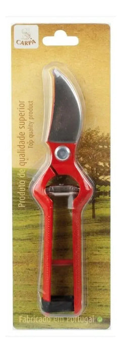Tijera Carpa Podar Forjada 22 Cms. Color Rojo