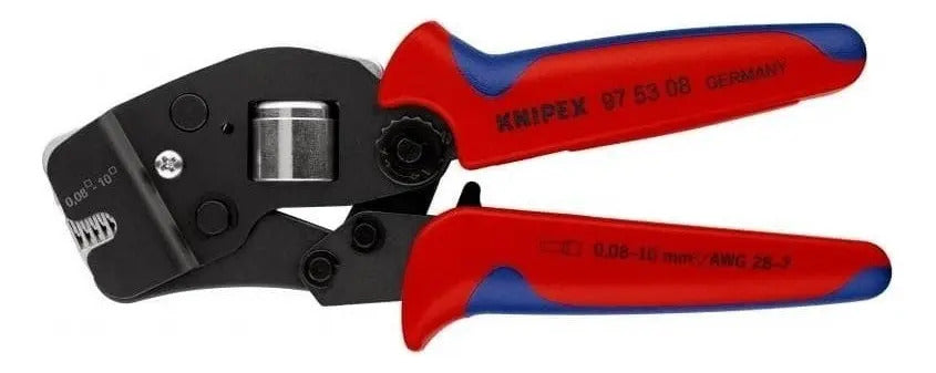 Alicate Autoajustable Knipex Crimpado Punteras Huecas 0,08-10mm²