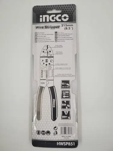 Alicate Pinza Pelacable 8.5 Pulgadas Ingco