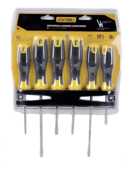 Set Destornillador 6 Pcs Ne/Am Uyustools
