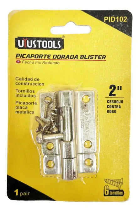 Picaporte Dorado 2''