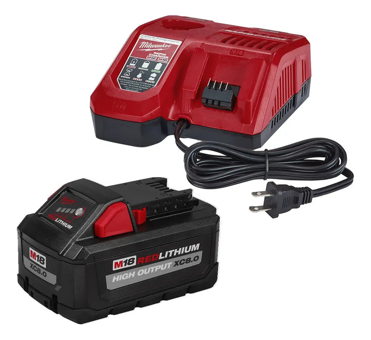 Kit Cargador 48-4059 220V y Batería Redlithium 18V 8Ah Milwaukee
