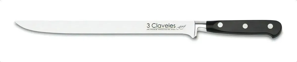 Cuchillo Jamonero 3 Claveles Hoja 25cm