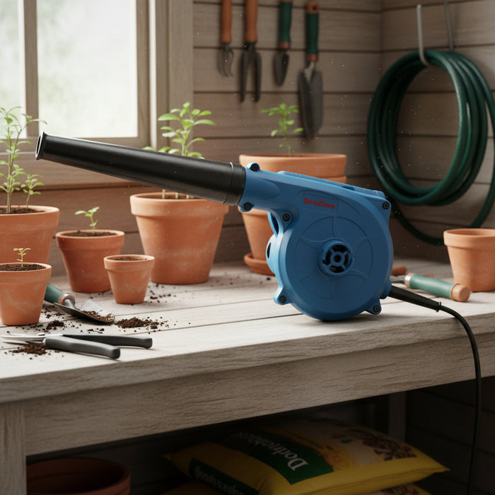 Soplador Aspirador 680w Velocidad Variable Dong Cheng Azul
