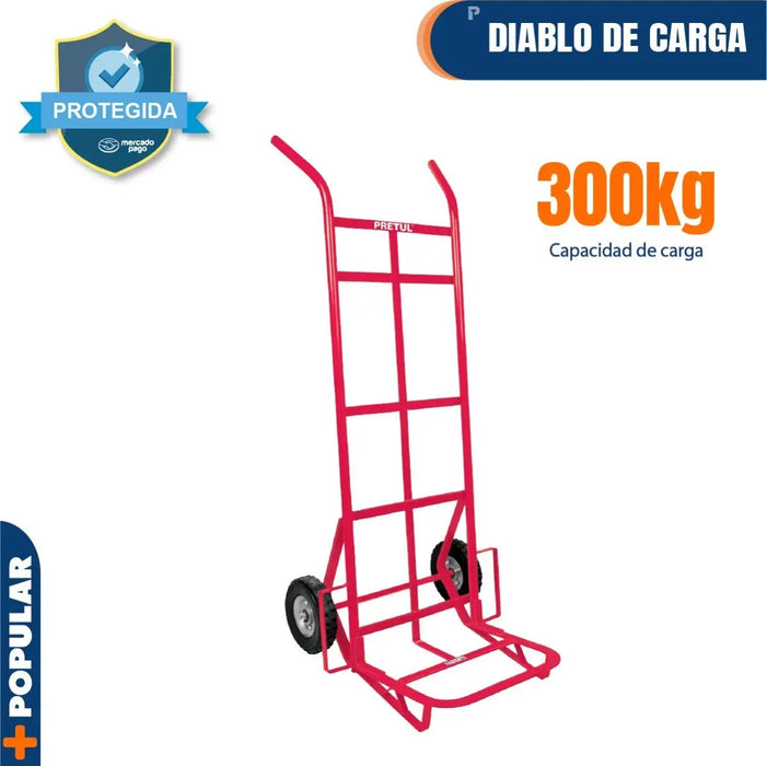 Carro de Carga Tipo Yegua Sólida de 300 Kg Truper