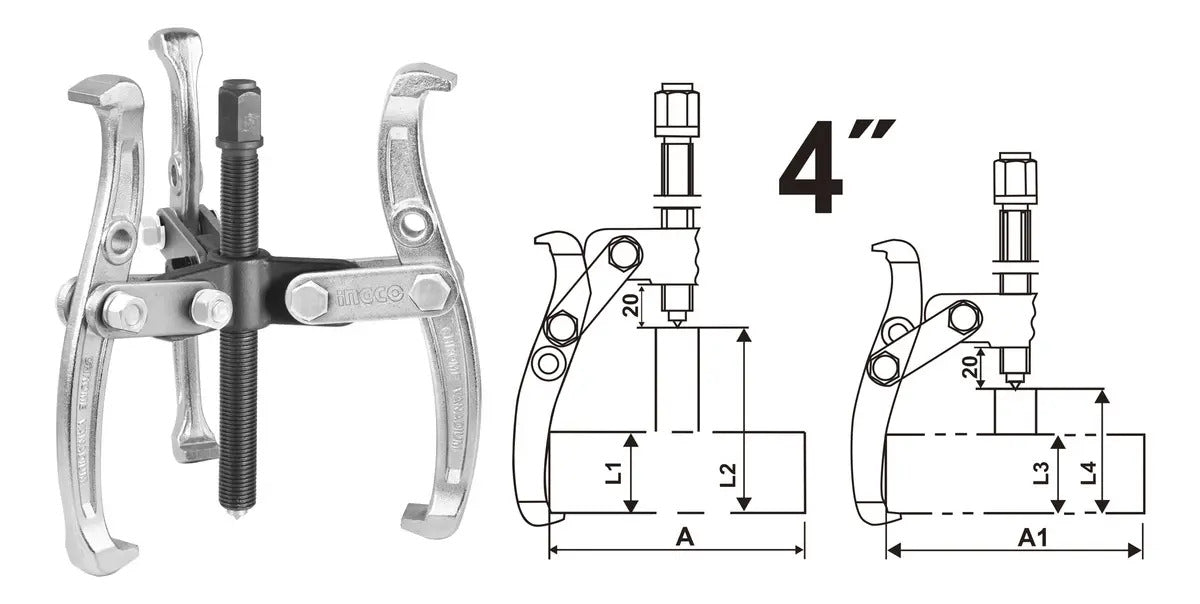 Extractor 3 Patas Industrial 4 Ingco