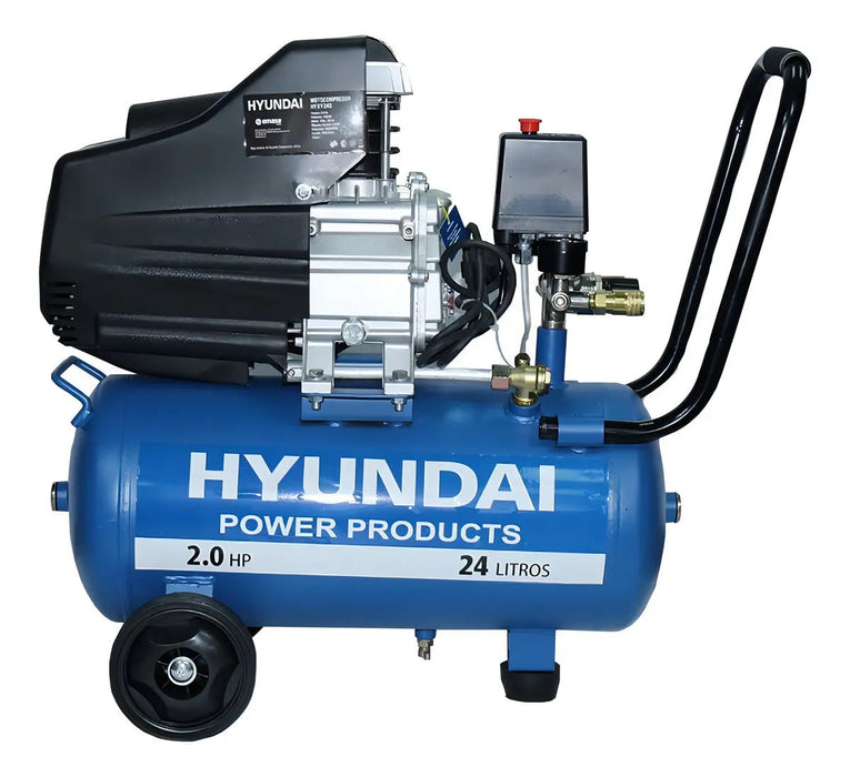 Compresor Hyundai 24L Monofásico 2HP