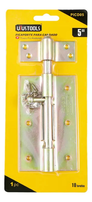 Picaporte Zincado 5" Dorado