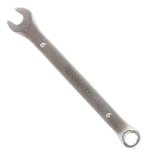 Llave Combinada 6mm Cr-v Satin Ferrawyy