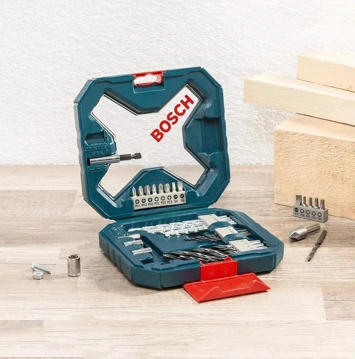 Kit de Brocas y Puntas X-line de Acero 34 Unidades Bosch