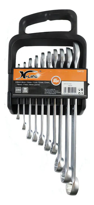 Set 10 Llaves Combinadas X Line 6 mm a 22 mm