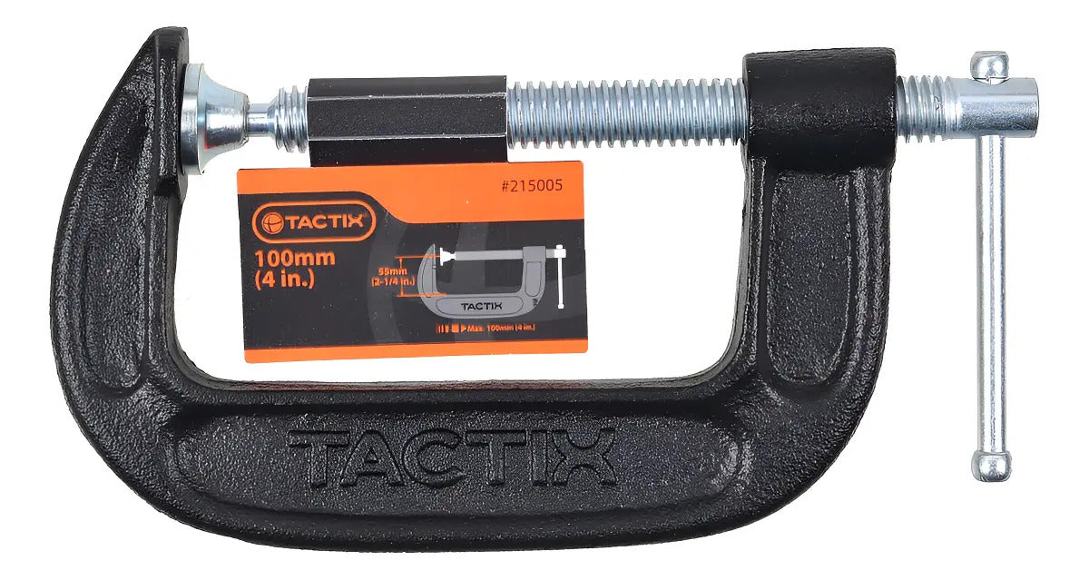 Prensa Tipo C Tactix de 4''