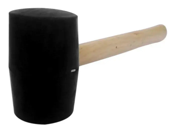Mazo Mango Madera Cabeza Goma 225g