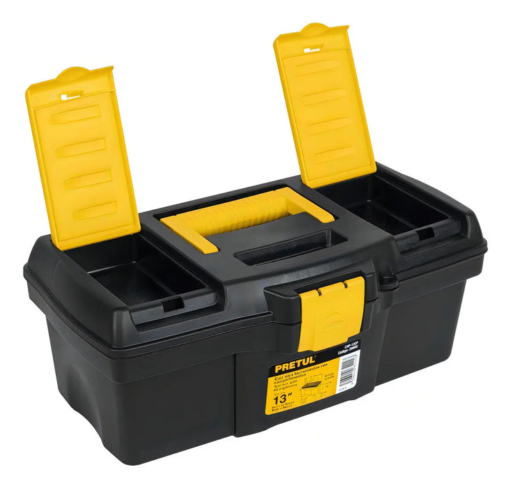 Caja de Herramientas Pretul Plástico 18cm X 33cm X 13cm