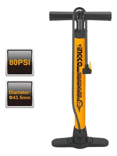 Inflador De Mano 80 Psi Ingco