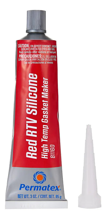 Junta de Silicona RTV Roja Alta Temperatura 85 g