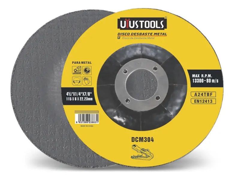 Disco Desbaste Metal 4 1/2'' X 6mm