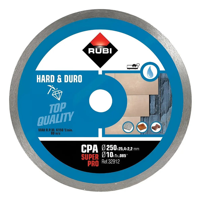 Disco De Diamante Rubi Duro Continuo Cpa-250 Superpro