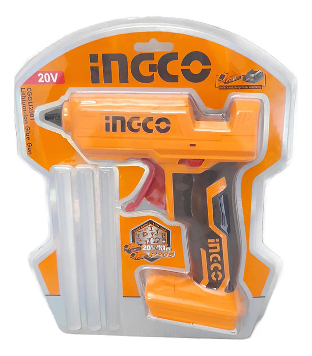 Pistola Silicona Caliente a Batería 20V con Cargador