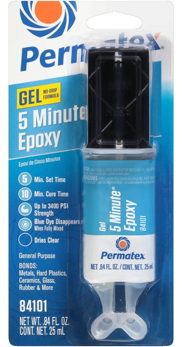 Pegamento Líquido Permatex Epox Ultra Rápida 25 Cc Gris
