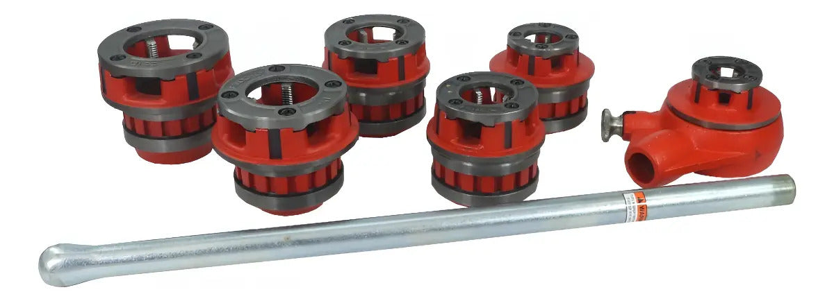 Juego De Tarrajas Rosca Npt Ridgid Cap. 1/2 A 2puLG