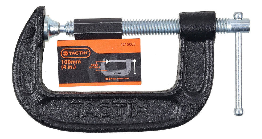Prensa Tipo C Tactix de 4''