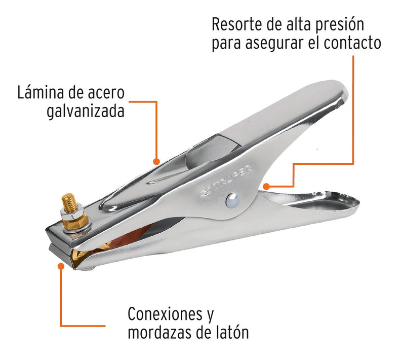 Pinza Tierra 500 A