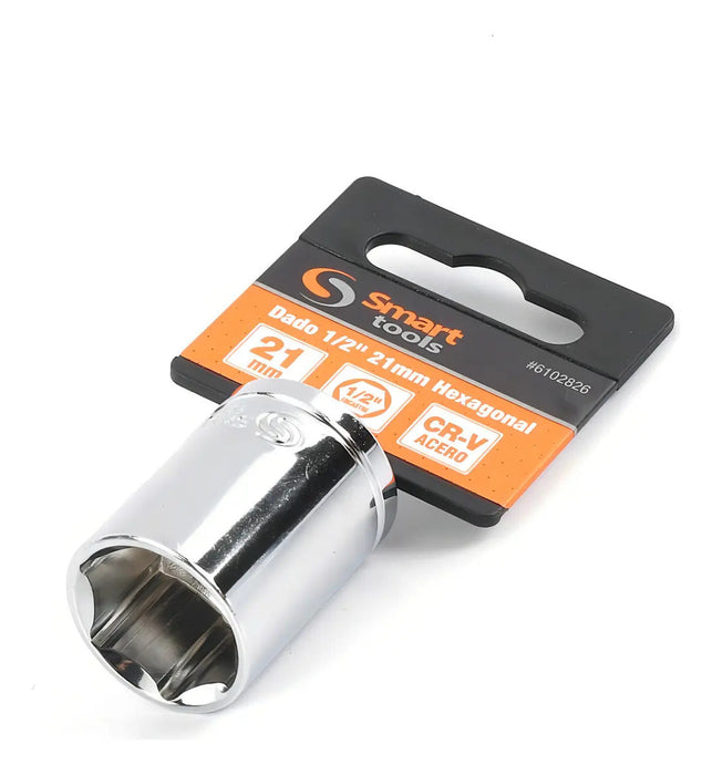 Dado Corto 1/2'' De 21mm Hexagonal
