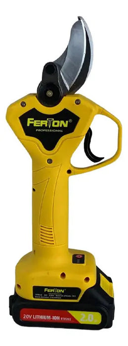 Tijera Podar Recargable 20V 2 Baterías 1 Cargador Ferton