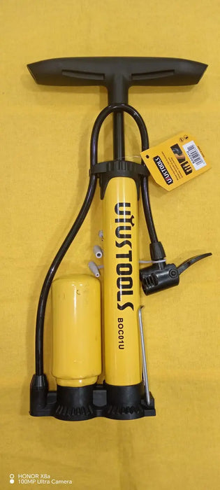 Inflador De Pie Portátil Uyustools Boc01u 116.03psi Amarillo