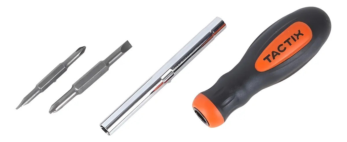 Atornillador Tactix Punta Intercambiable - 6 Pzas