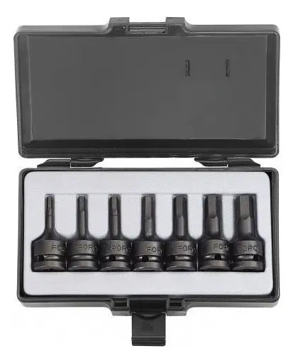 Juego Dados 1/2 Impacto Allen 4-14mm 7 Pzs