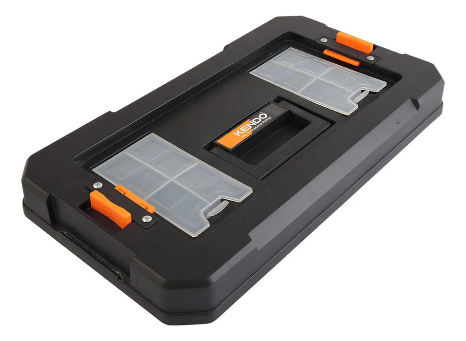 Caja de Herramientas Móvil 60cm con Ruedas Kendo Negro