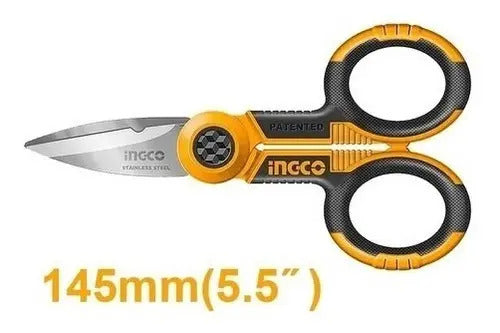 Tijera Electricista Cortar Cables 145mm Ingco Profesional