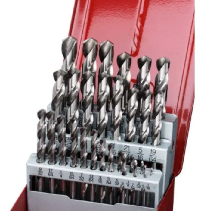 Juego De Brocas Dormer A114 Hp Hss De 1 A 13 Mm Con 25 Piezas