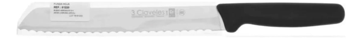 Cuchillo Panero Tres Claveles 1220 Mgo Polipr Negro 21 Cms
