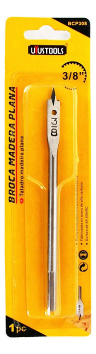 Broca Paleta Plana 3/8'' Para Madera Uyustools